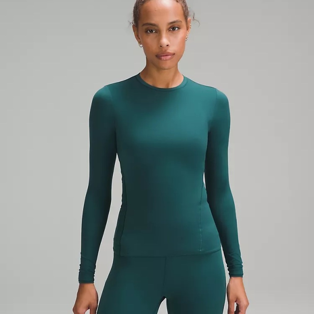 Wundermost Ultra-Soft Nulu Crewneck Long-Sleeve Shirt